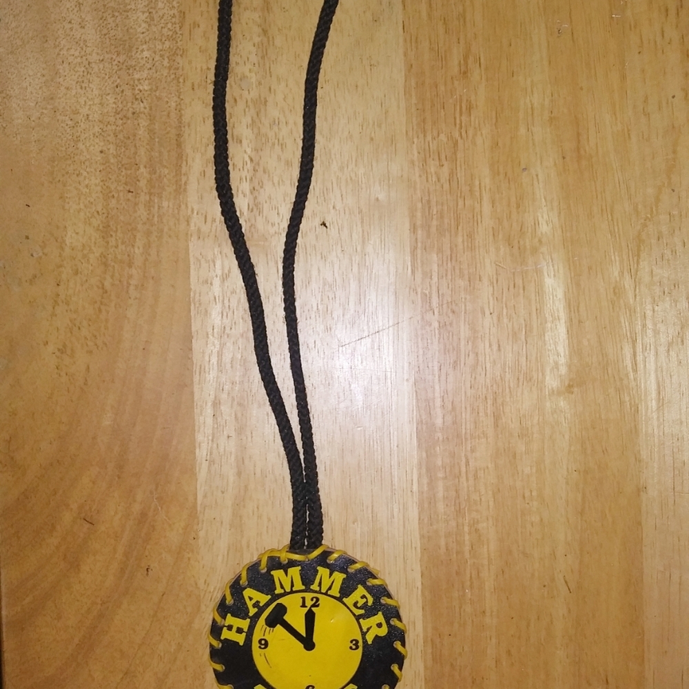 Very Rare Winterland MC HAMMER 1990 Leather Concert Necklace.
